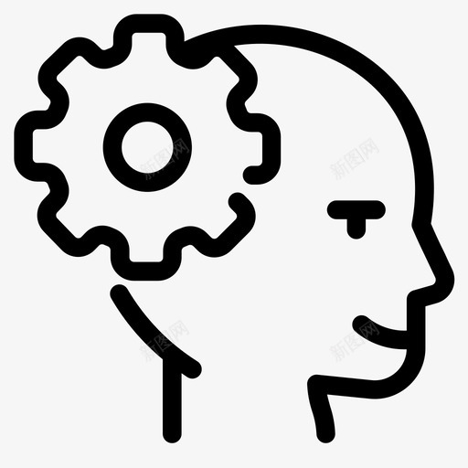 思维人的思维svg_新图网 https://ixintu.com 思维 人的