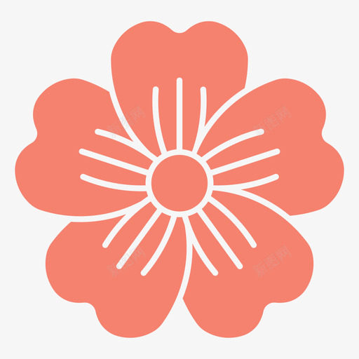 天竺葵花绿svg_新图网 https://ixintu.com 天竺