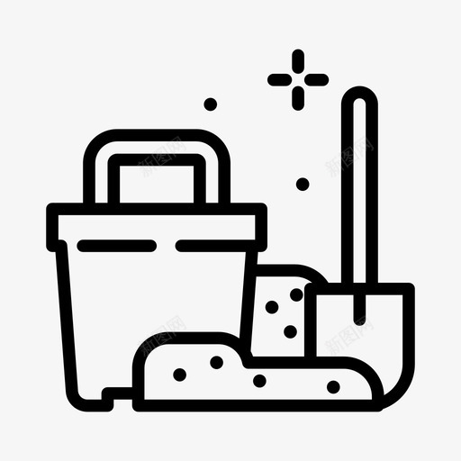 沙子玩具玩具48线性svg_新图网 https://ixintu.com 玩具 沙子 线性