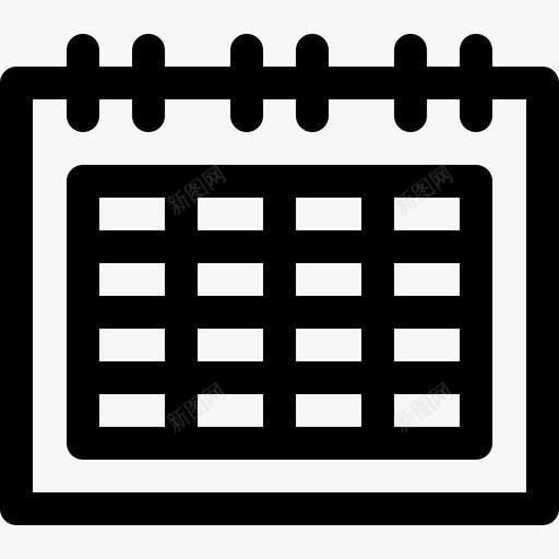 日历共享17线性svg_新图网 https://ixintu.com 日历 共享 线性