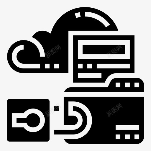 安全数据数字svg_新图网 https://ixintu.com 安全 数据 数字 文件 锁定 计算机 技术 lyph1