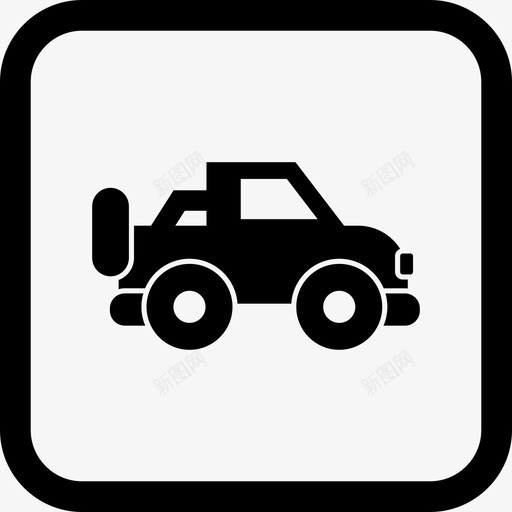 吉普车越野车交通工具svg_新图网 https://ixintu.com 吉普车 越野车 交通工具 车辆