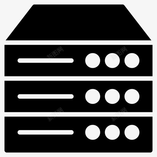 数据库备份云svg_新图网 https://ixintu.com 数据库 备份 服务器 存储 ui 混合 符号