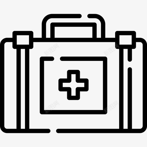急救箱隔离1线性svg_新图网 https://ixintu.com 急救箱 隔离 线性