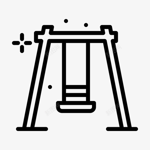秋千玩具48直线型svg_新图网 https://ixintu.com 秋千 玩具 直线 线型