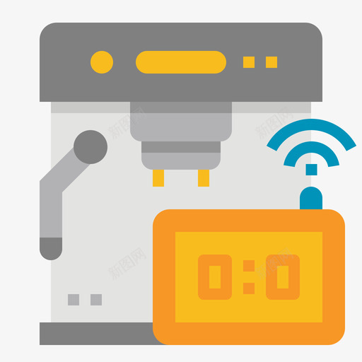 咖啡机smarthome52平板svg_新图网 https://ixintu.com 咖啡机 smarthome 平板