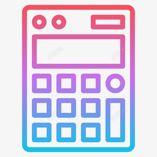 计算器办公室230梯度svg_新图网 https://ixintu.com 计算器 办公室 梯度