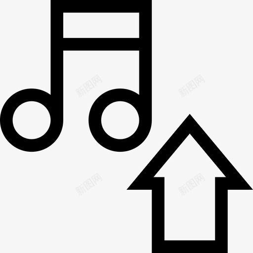 上传音乐导出声音svg_新图网 https://ixintu.com 上传 音乐 导出 声音 微型