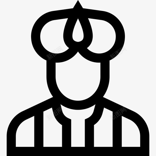 TurbanDesert51线性svg_新图网 https://ixintu.com Turban Desert 线性