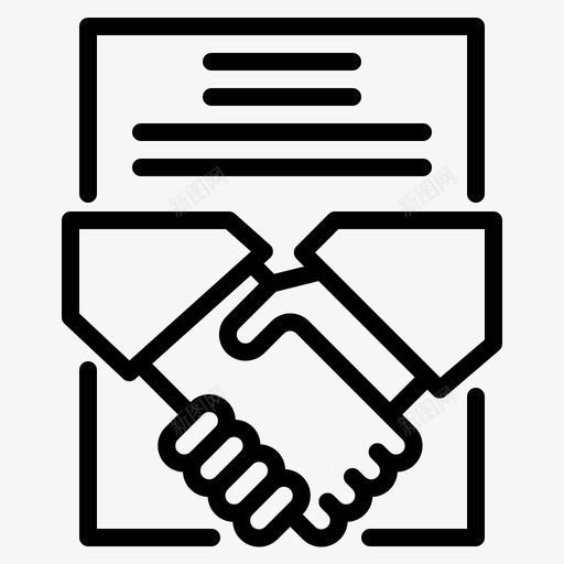 合同商业和金融117直线svg_新图网 https://ixintu.com 合同 商业 金融 直线