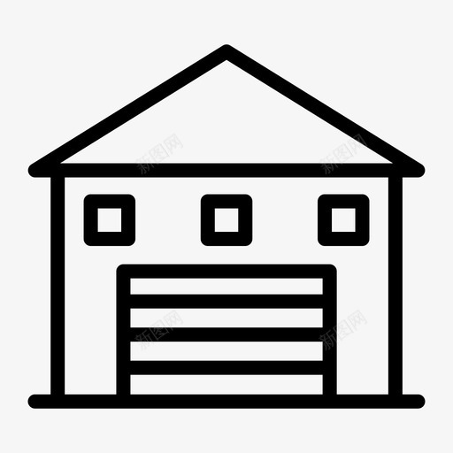 仓库建筑交付svg_新图网 https://ixintu.com 仓库 建筑 交付 储存