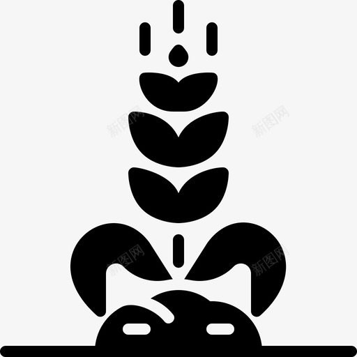 小麦耕作95填充svg_新图网 https://ixintu.com 小麦 耕作 填充