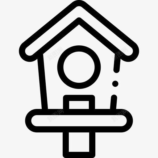 鸟舍147春直线型svg_新图网 https://ixintu.com 鸟舍 直线 线型