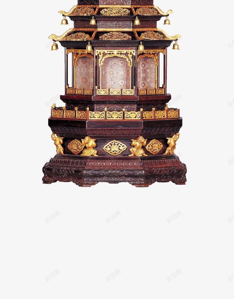 清干隆紫檀描金七重檐宝塔此展品为清代文物宽70cmpng免抠素材_新图网 https://ixintu.com 清干 宝塔 文物 清代 展品 七重 描金 紫檀 70cm