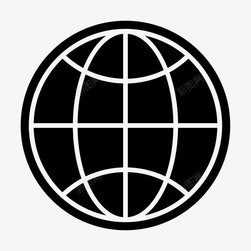 地球仪地图旋转地图svg_新图网 https://ixintu.com 地图 地球仪 旋转 圆形