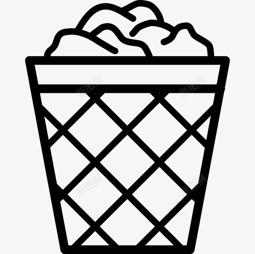 满筐垃圾桶办公和商务svg_新图网 https://ixintu.com 垃圾桶 满筐 办公 商务