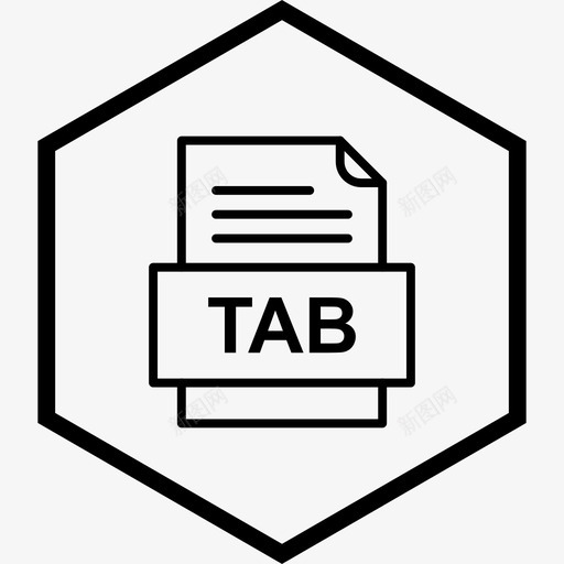 tab文件文件文件类型格式svg_新图网 https://ixintu.com 文件 tab 格式 类型 41个