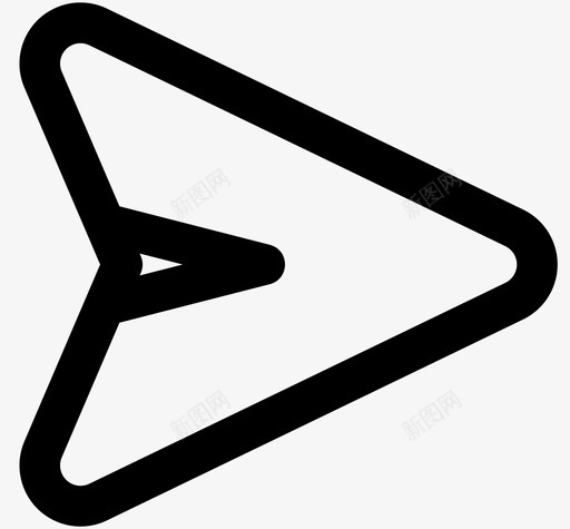发送商务信封svg_新图网 https://ixintu.com 发送 商务 信封 邮件 网络 媒体 概要