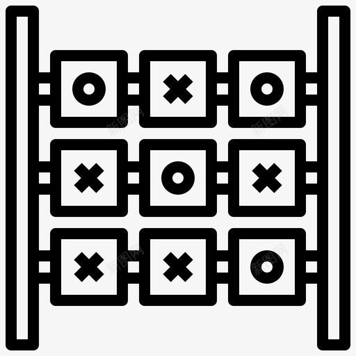 井字游戏第七晚直线svg_新图网 https://ixintu.com 井字 游戏 第七 直线