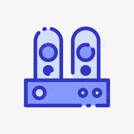 扬声器物联网128线性颜色svg_新图网 https://ixintu.com 扬声器 联网 线性 颜色
