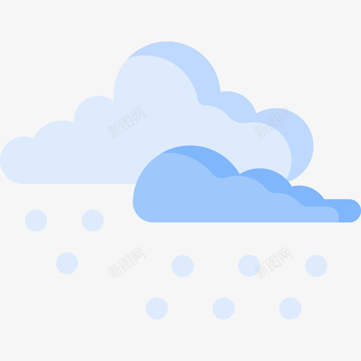 雪自然灾害41平坦svg_新图网 https://ixintu.com 自然灾害 平坦
