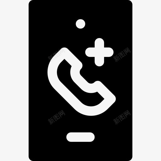 呼叫隔离6已填充svg_新图网 https://ixintu.com 呼叫 隔离 填充
