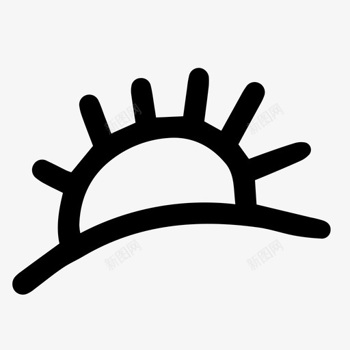太阳早餐早晨svg_新图网 https://ixintu.com 太阳 早餐 早晨 起床
