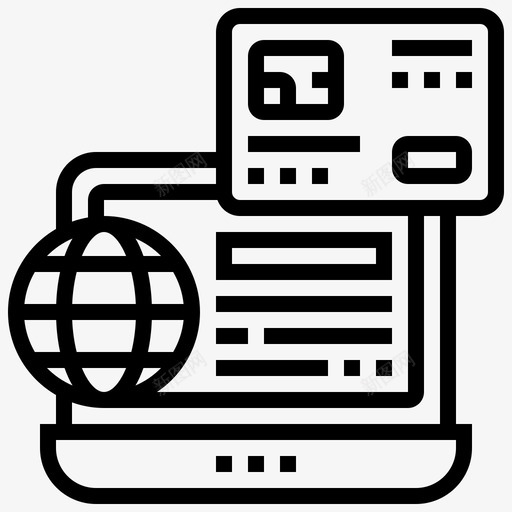 网上银行网上交易svg_新图网 https://ixintu.com 网上银行 网上交易