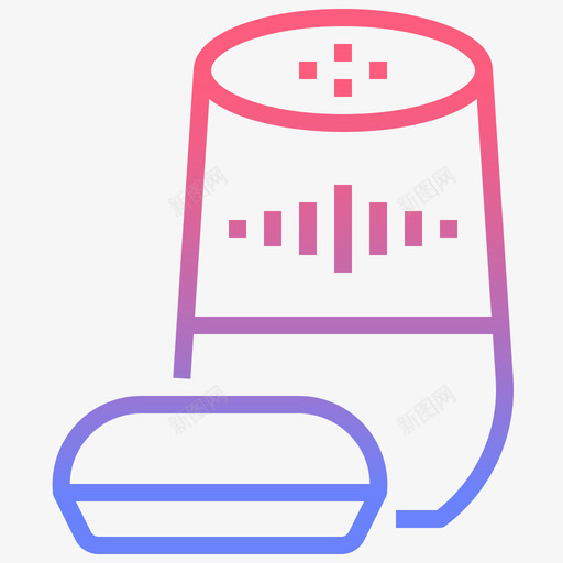语音控制smarthome51线性渐变svg_新图网 https://ixintu.com 语音 控制 smarthome 线性 渐变