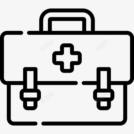 急救箱军用89线性svg_新图网 https://ixintu.com 急救箱 军用 线性
