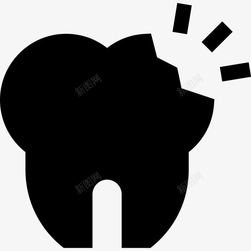 断牙牙科护理37充填svg_新图网 https://ixintu.com 断牙 牙科 护理 充填