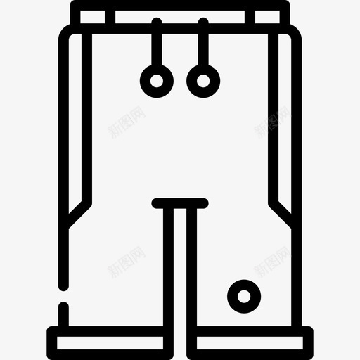 训练裤健身房89直线型svg_新图网 https://ixintu.com 训练 健身房 直线 线型