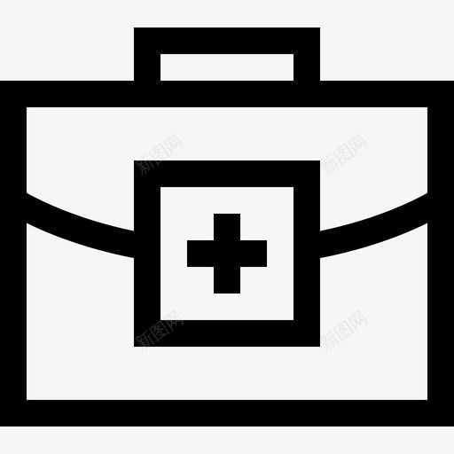 医疗箱医疗服务9线性svg_新图网 https://ixintu.com 医疗 医疗服务 线性
