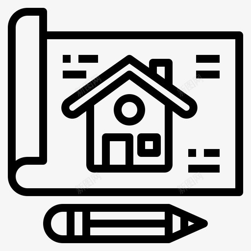 蓝图工程108线性svg_新图网 https://ixintu.com 蓝图 工程 线性