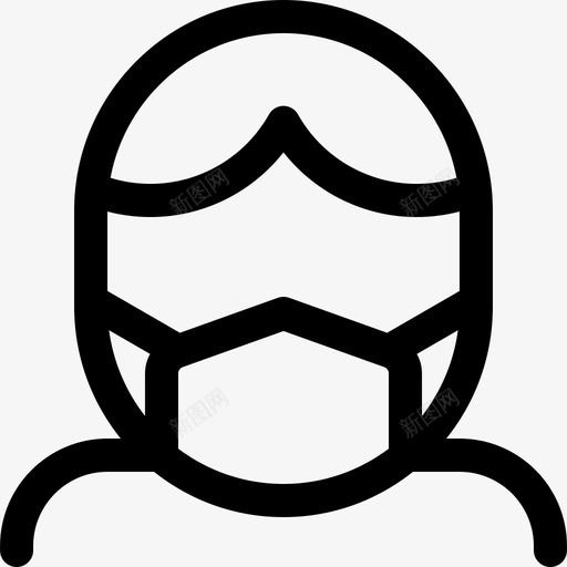 医用面罩健康101线性svg_新图网 https://ixintu.com 医用 面罩 健康 线性