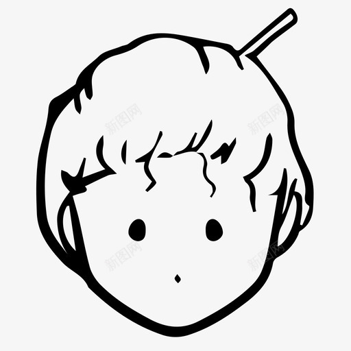 发型脸性格发型svg_新图网 https://ixintu.com 发型 性格 长发