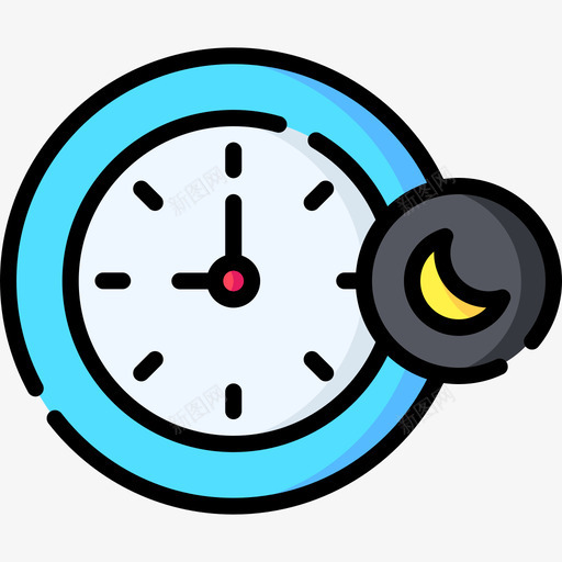 睡眠隔离3线性颜色svg_新图网 https://ixintu.com 睡眠 隔离 线性 颜色