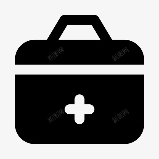 医疗箱探险野营svg_新图网 https://ixintu.com 医疗 探险 野营 健康 实心