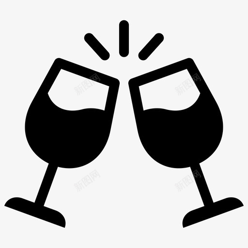 敬酒庆祝欢呼svg_新图网 https://ixintu.com 敬酒 庆祝 欢呼 葡萄酒 餐馆