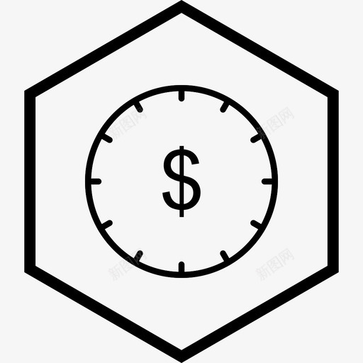 时间就是金钱时钟生意svg_新图网 https://ixintu.com 时间 就是 金钱 时钟 生意