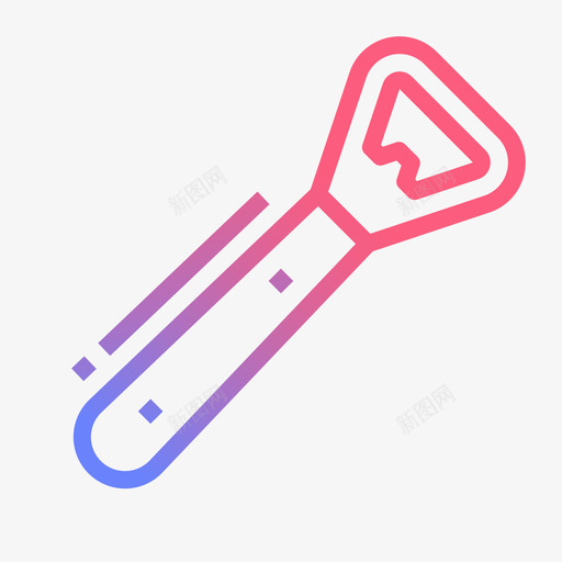 开瓶器85号酒吧线性梯度svg_新图网 https://ixintu.com 开瓶器 85号 酒吧 线性 梯度