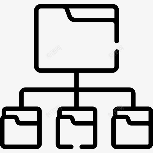文件夹网络托管95线性svg_新图网 https://ixintu.com 文件夹 网络 托管 线性
