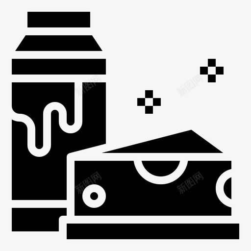 奶酪早餐61填充svg_新图网 https://ixintu.com 奶酪 早餐 填充