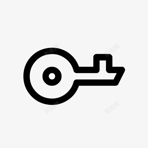 锁钥匙旧钥匙svg_新图网 https://ixintu.com 钥匙 保险箱 老式