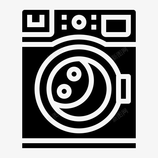 洗衣机清洁家用svg_新图网 https://ixintu.com 洗衣机 清洁 家用 洗衣 固体