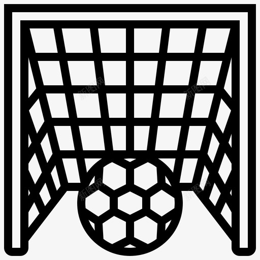 进球足球元素2直线svg_新图网 https://ixintu.com 进球 足球 元素 直线