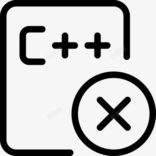 删除web应用程序编码文件3线性svg_新图网 https://ixintu.com 删除 web 应用程序 编码 文件 线性
