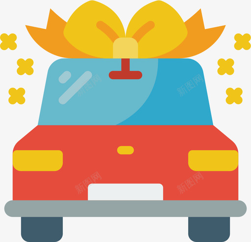 车礼物20平的svg_新图网 https://ixintu.com 礼物 平的