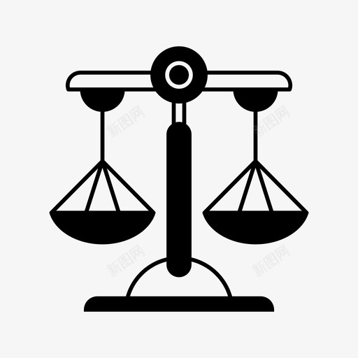 秤公平公正svg_新图网 https://ixintu.com 公平 公正 法律 天平 半秤