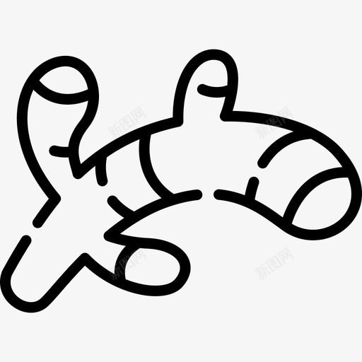 生姜健康食品50直系svg_新图网 https://ixintu.com 生姜 健康食品 直系